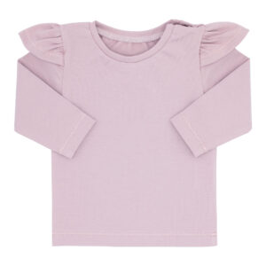 RUFFLE SHIRTJE | Old Pink