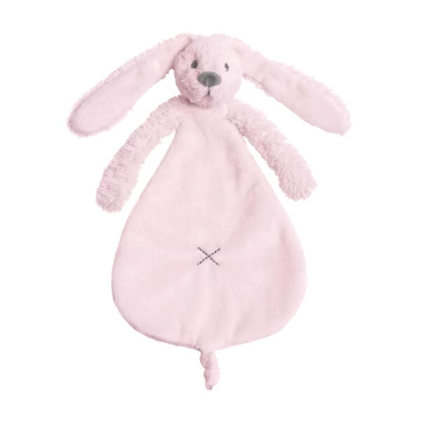 Happy Horse | Rabbit Richie | Knuffeldoekje met naam | Pink