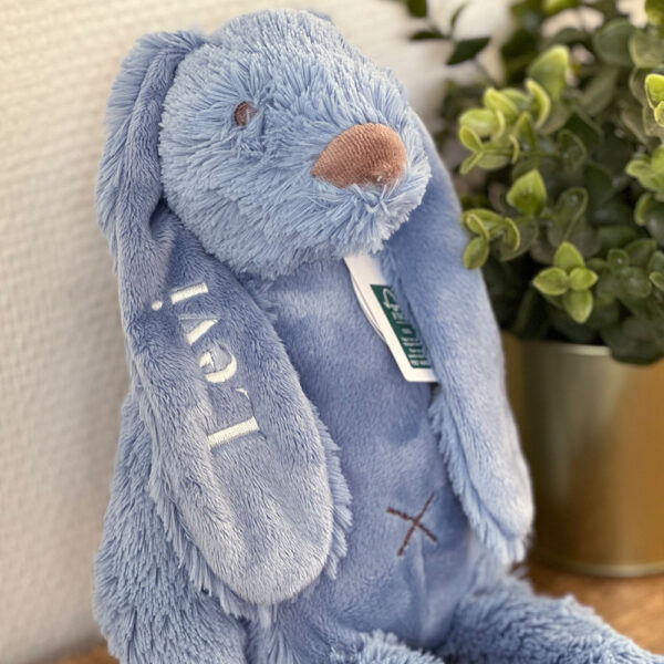 Happy Horse | Rabbit Richie | Knuffel met naam | Deep Blue (38cm) - Afbeelding 2