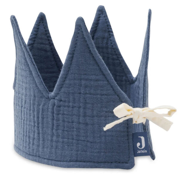 Verjaardagskroon met naam | Jeans Blue - Afbeelding 2