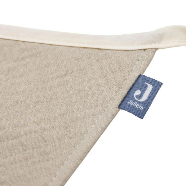 Vlaggenlijn met naam | Jeans Blue/Olive Green - Afbeelding 2