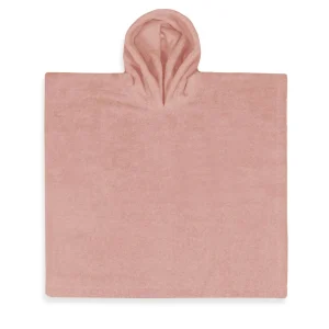 Zachte oudroze badponcho met capuchon – personaliseerbaar met geborduurde naam. Perfect voor na het zwemmen of badderen. Gemaakt van hoogwaardig katoen voor ultiem comfort en snelle absorptie. Ideaal als cadeau voor baby’s en kinderen!